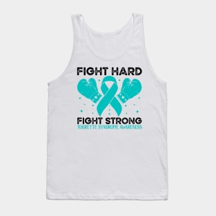 Fight Hard Fight Strong Tourette Syndrome Awareness Tank Top